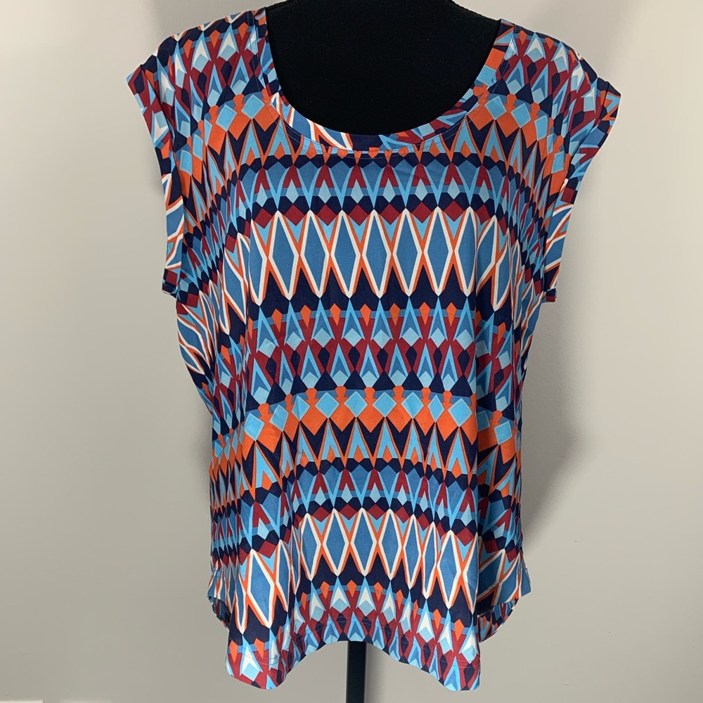 J.Crew Women’s Multi Color Sleeveless Top